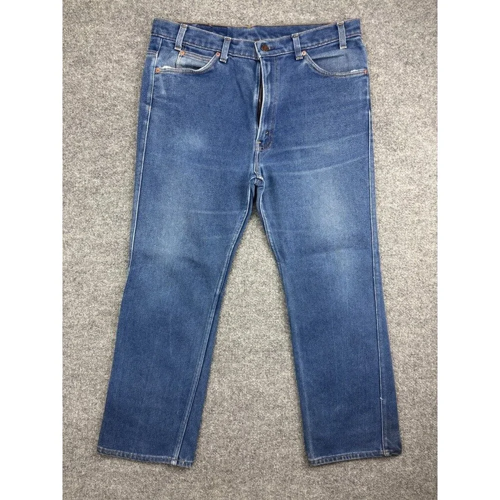 Vintage‎ Levi's Orange Tab Jeans Men's W36 x L27 Bootcut Flare 80s Work USA Made